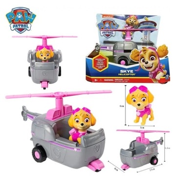 SKYE POJAZD HELIKOPTER SPIN MASTER 6054187 ZESTAW PSI PATROL PAW PATROL SKY