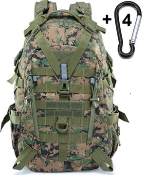 MOCNY Plecak Turystyczny Taktyczny Wojskowy Militarny Sportowy 35L Survival