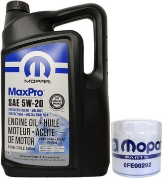 MOPAR 5W20 5L + FILTR OLEJU MO-090 (PH16)