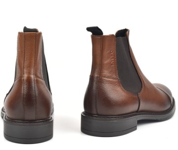 Мужские ботинки челси RYŁKO IDMZ17, темно-коричневые, размер 44