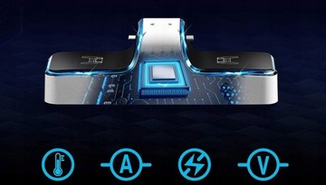 Док-станция для зарядного устройства для 2 контроллеров PlayStation 5