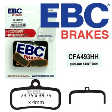 CFA493HH - KLOCKI ROWEROWE SPIEKANE EBC SHIMANO SAINT M820 M810, ZEE M640