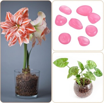 ГАЛЬКА СВЕТЯЩИЕСЯ ФЛУОРЕСЦЕНТНЫЕ ДЕКОРАТИВНЫЕ КАМНИ ДЛЯ ДОМАШНЕГО САДА РОЗОВЫЕ