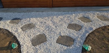 KAMIEŃ BIAŁY GRYS 20KG PODŁOŻE BIAŁA MARIANNA