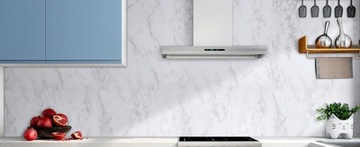 САМОКЛЕЯЩИЕСЯ ОБОИ БЕЛЫЙ МРАМОР БЕЛЫЕ МАСЛОНЕПРОНИЦАЕМЫЕ ВОДОНЕПРОНИЦАЕМЫЕ 60CMX5M