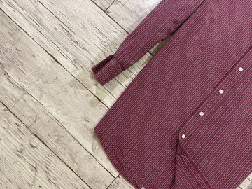 TOMMY HILFIGER SLIM FIT Koszula Męska kratka cotton XL 17 1/2