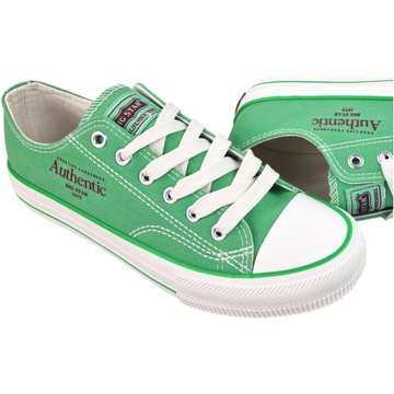 Trampki Męskie Big Star zielone Klasyczne tenisówki Sneakersy NN174062 42