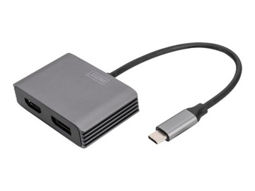 Digitus USB-C - Dp + Hdmi Adapter 20cm