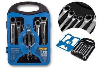 KLUCZE PŁASKO-OCZKOWE Z GRZECHOTKĄ NITEO TOOLS