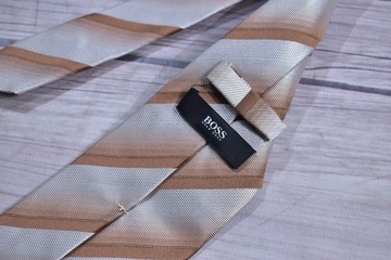 HUGO BOSS Krawat 100% Silk Jedwabny