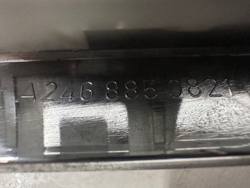 CHRÓM LIŠTA ZDOBENÁ W NÁRAZNÍK ZADNÍ DIFUZOR MERCEDES TŘÍDA B W246