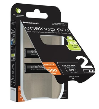 ENELOOP PRO АККУМУЛЯТОРЫ AA 2500 МАЧ 2X ФОТО/ЛАМПЫ