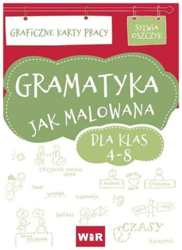 Gramatyka jak malowana. Karty pracy. Dla klas 4-8