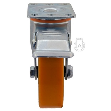 123HALPU100K2 Диаметр колеса 100, комплект тележек, 4 шт.