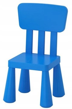 IKEA krzesełko niebieskie mammut dla dziecka