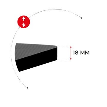 HUZARO Hero 5.0 письменный стол Черный и красный