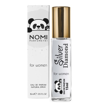 TRWAŁE PERFUMY FM DAMSKIE NOMI PERFUMETKI PERFUMETKA SILVER DIAMOND 15ML