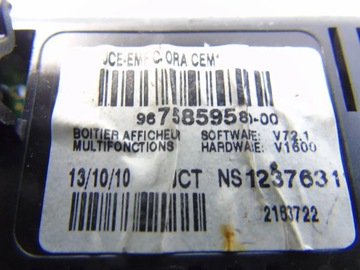 DISPLEJ OBRAZOVKA PEUGEOT 3008 5008 I 9675859580