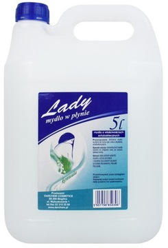 Lady mydło w płynie 5l Konwalia ANTYBAKTERYJNE