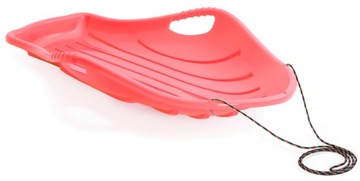 Большая горка с веревкой для детей по снегу, красная PROSPERPLAST ISDS-1788C