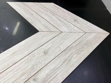 Плитка ФРАНЦУЗСКАЯ ПИТЬ СЕРАЯ ШЕВРОН 64х9 НОВИНКА