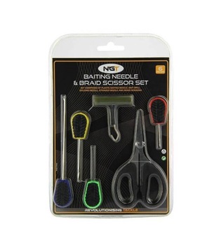 NGT 6pc Plastic Set Igła wiertło zaciągacz nożycz