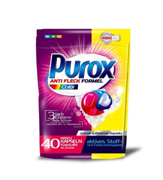 Капсулы для стирки Purox Color Universal 80 шт.