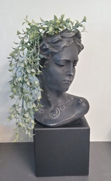 Головка вазона.В-26 см.Цвет: винтажный черный.