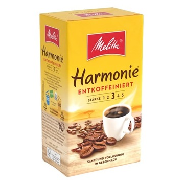 Kawa BEZKOFEINOWA Melitta Harmonie Bezkofeinowa kawa mielona 500g