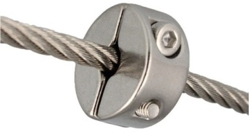 ZACISK LINY 8mm OKRĄGŁY STOPER NIERDZEWNY A4
