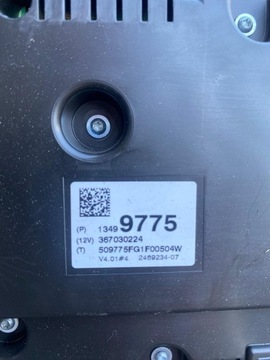 CORSA E 1.0 TURBO 3 DVEŘE PŘÍSTROJOVÁ DESKA BUDÍKY 13499775
