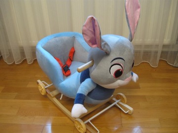Качалка-качалка RABBIT RIDE-OVER, на ШЕСТКАХ и КОЛЕСАХ 2в1!