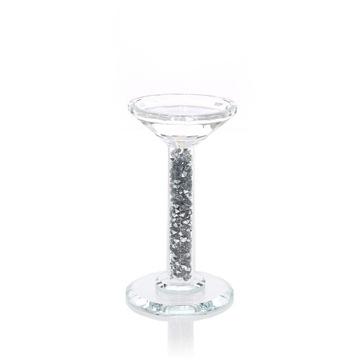 Набор декоративных стеклянных подсвечников