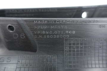 СПОЙЛЕР НАКЛАДКА ЗАДНЕГО БАМПЕРА AUDI A5 8W6 NEW OEM