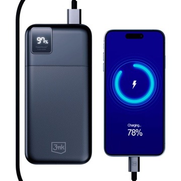 3mk Powerbank PowerHouse 20000 mAh Multi Charge QC+PD Pass-Through