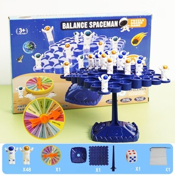 Zestaw gier planszowych Balanced Tree do nauki astronautów
