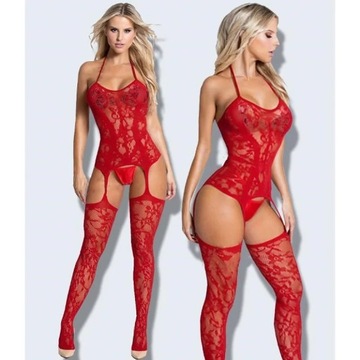 Porno Crotchless Mesh Bodystocking Women Hot Sexy