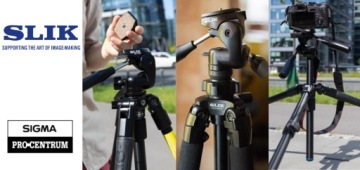 SLIK PRO CF-734 ШТАТИВ карбоновые ножки 165 см 5 кг |