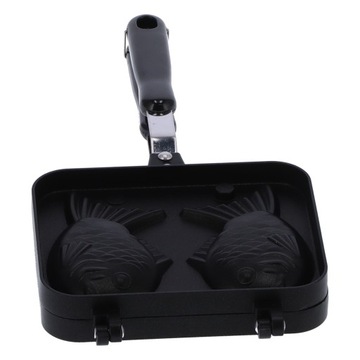 Taiyaki Форма для вафель в форме рыбки с антипригарным покрытием двойная 7J