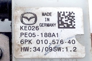 KLIKA MÍNUS MAZDA CX-3 (DK) PE05188A1 2.0L GASOLINE 110KW 2017