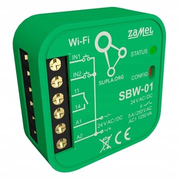 Wi-Fi контроллер ворот SUPLA SBW-01 ZAMEL NICE HORMAN