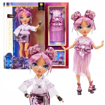 Lalka modowa Lila Yamamoto Mga Rainbow High Core Fashion 578338