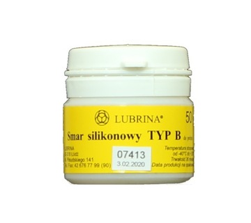 Smar silikonowy typ B do próżni 50g