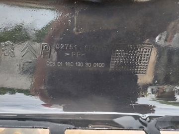 CITROEN C1 PEUGEOT 107 05- LIŠTA VRSTVA NÁRAZNÍKU ZADNÍ 52751-0H010