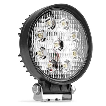 LAMPA ROBOCZA 9LED FLOOD 9-60V HOMOLOGACJA HALOGEN