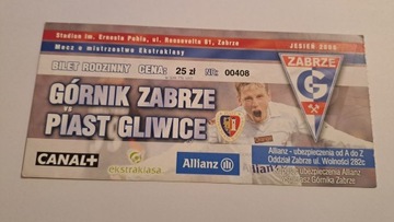 GÓRNIK ZABRZE - PIAST GLIWICE 14-09-2008 RODZINNY