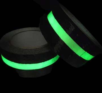 TAŚMA ANTYPOŚLIZGOWA PREMIUM TLENEK GLINU 50mm 3m fluorescencyjna z paskiem