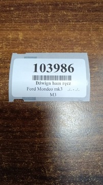 FORD MONDEO MK3 PÁKA BRZDY RUČNÍ 5S712780AA