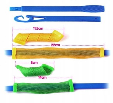 БУЛИЦЫ ДЛЯ ДЛИННЫХ ВОЛОС СПИРАЛЬНЫЕ КУДРЫ 60 шт.