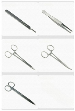 Учебный набор для хирургического наложения швов